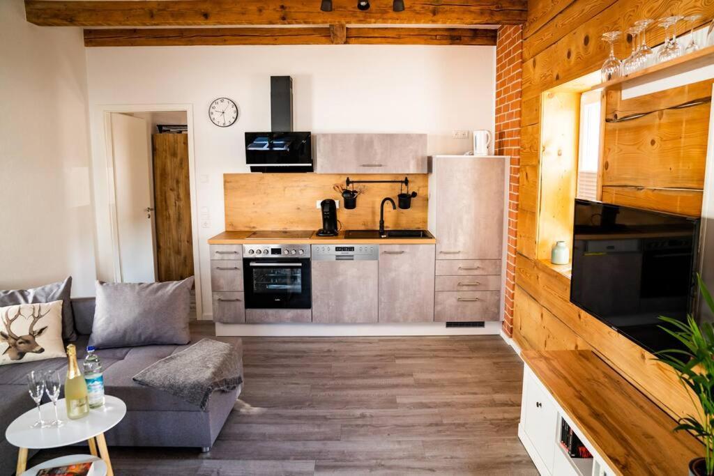 Neu Renoviertes Ferienhaus/Wohnunng Kleine Auszeit ซอนเนนบูล ภายนอก รูปภาพ